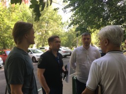 На Молодогвардейской д.1 к.1 прошла комиссия по приемке работ по замене лифтового оборудования.. На Молодогвардейской д.1 к.1 прошла комиссия по приемке работ по замене лифтового оборудования..